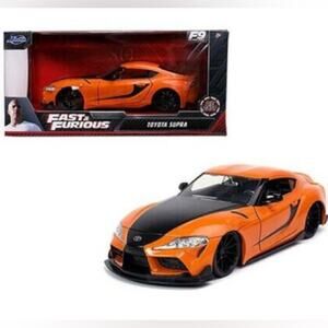 NIB! Jada Toys Fast & Furious 1:24 F9 2020 Toyota Supra Diecast Car Orange